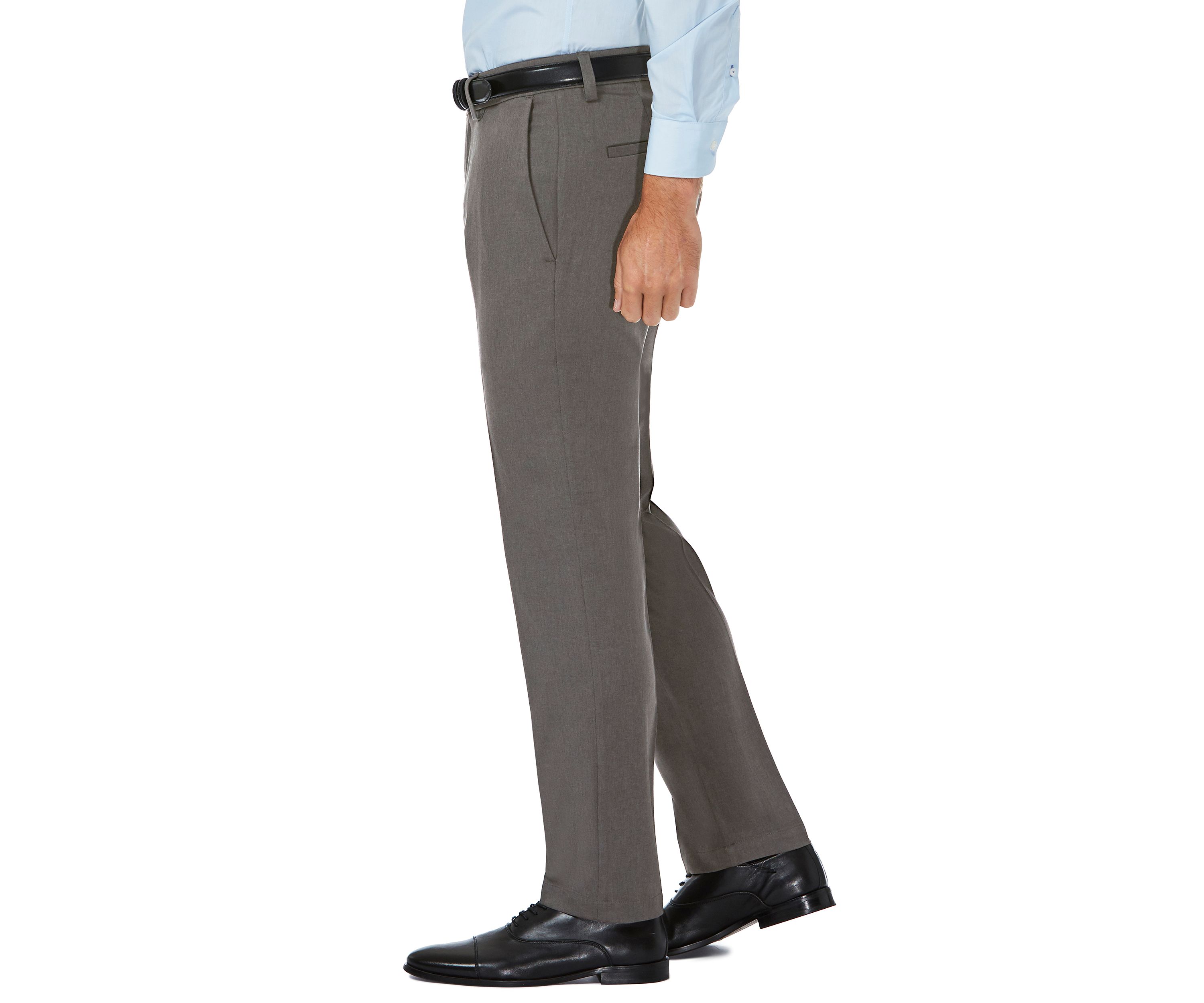 Slim Fit Premium Flex Waistband Flat Front Pants
