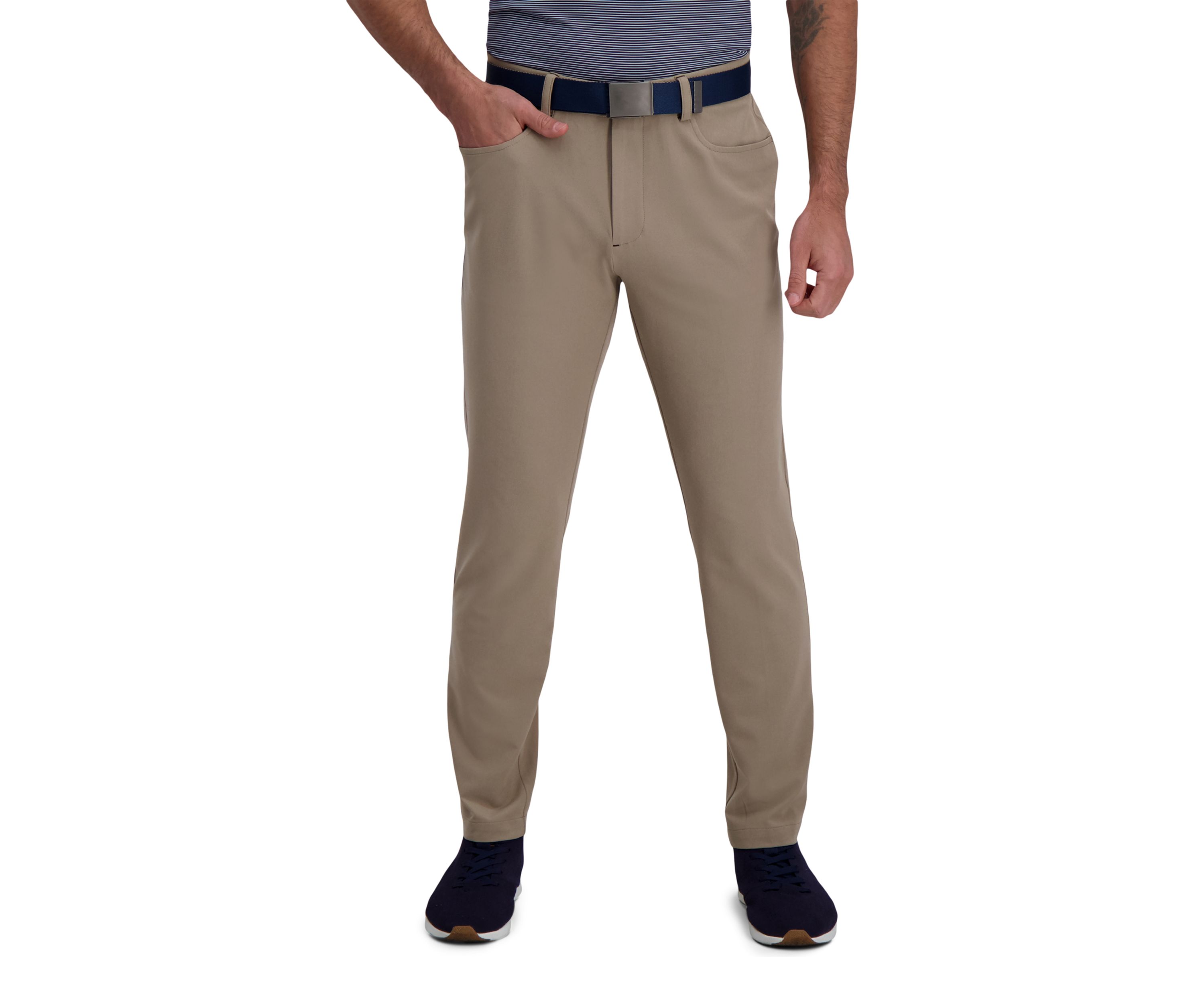The Active Series Slim Fit Flat Front 5-Pocket Tech Pants