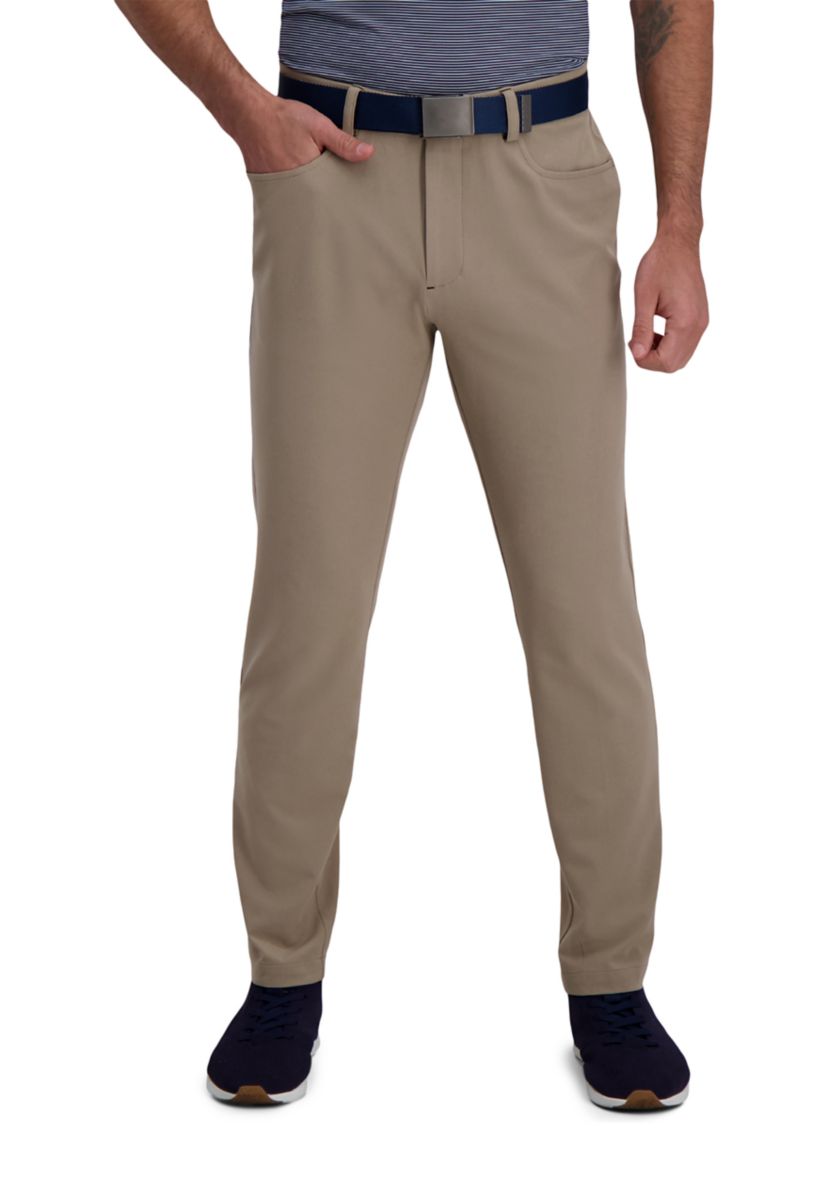 The Active Series Slim Fit Flat Front 5-Pocket Tech Pants