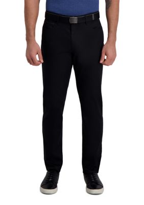 The Active Series City Flex Traveler Slim Fit Flat Front 5-Pocket Casual Pants (Dull Shine)