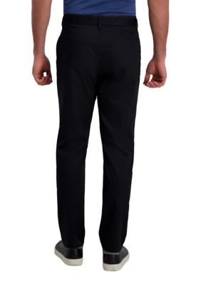 The Active Series City Flex Traveler Slim Fit Flat Front 5-Pocket Casual Pants (Dull Shine)