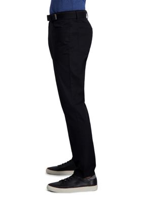 The Active Series City Flex Traveler Slim Fit Flat Front 5-Pocket Casual Pants (Dull Shine)