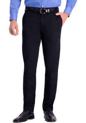 Haggar® Men's Premium Comfort Slim Fit Flat Front Khaki Pants | belk