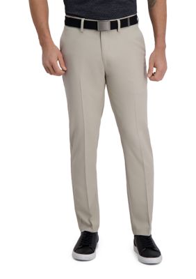 Haggar Men's Cool Right Performance Flex Slim Fit Flat Front Pant, 32 x 29