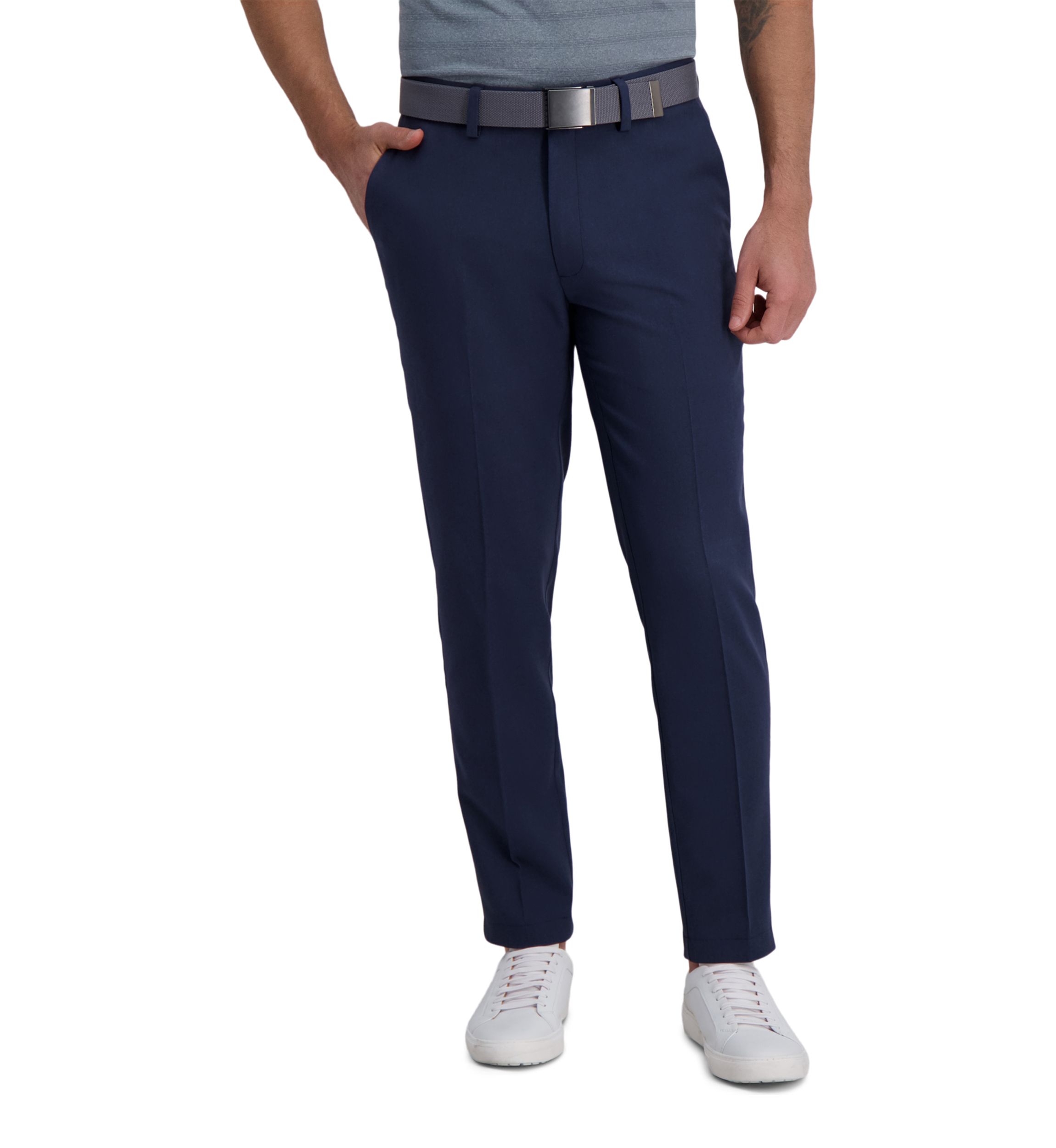 Cool Right Performance Flex Slim Fit Flat Front Pant