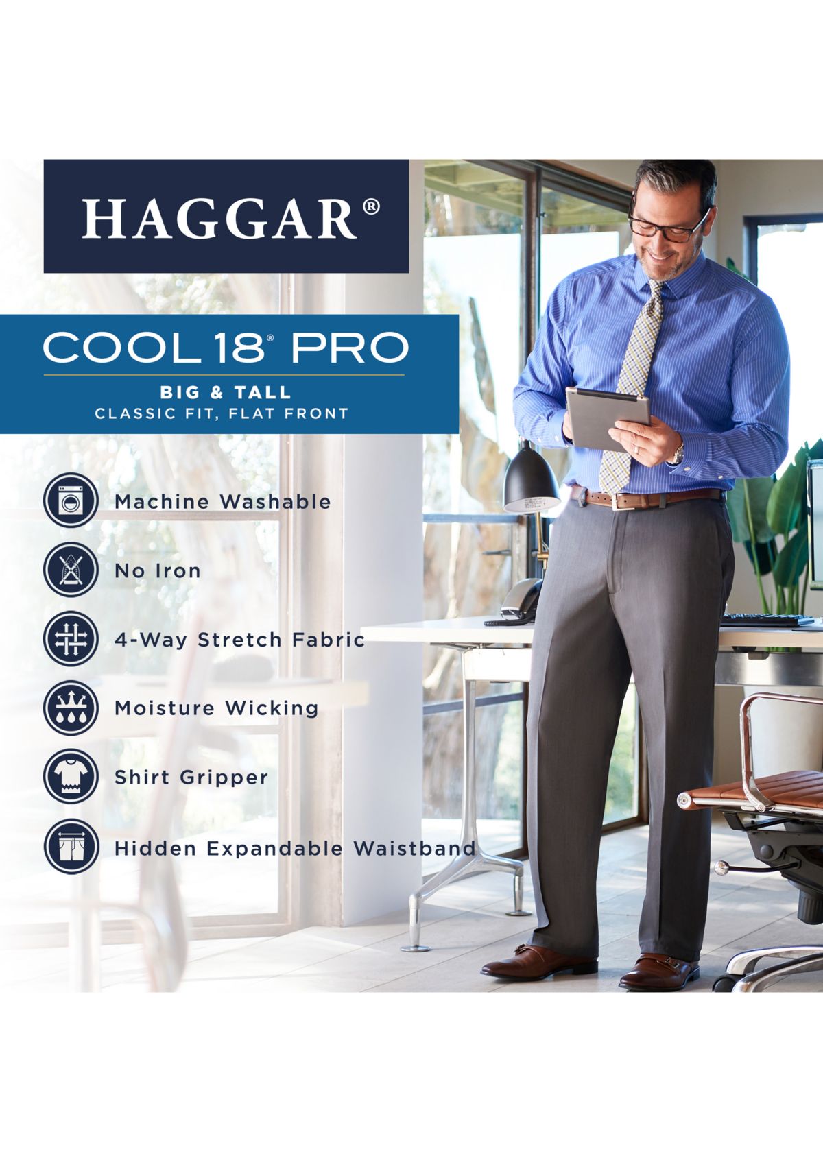 Big & Tall Cool 18 Pro Pants