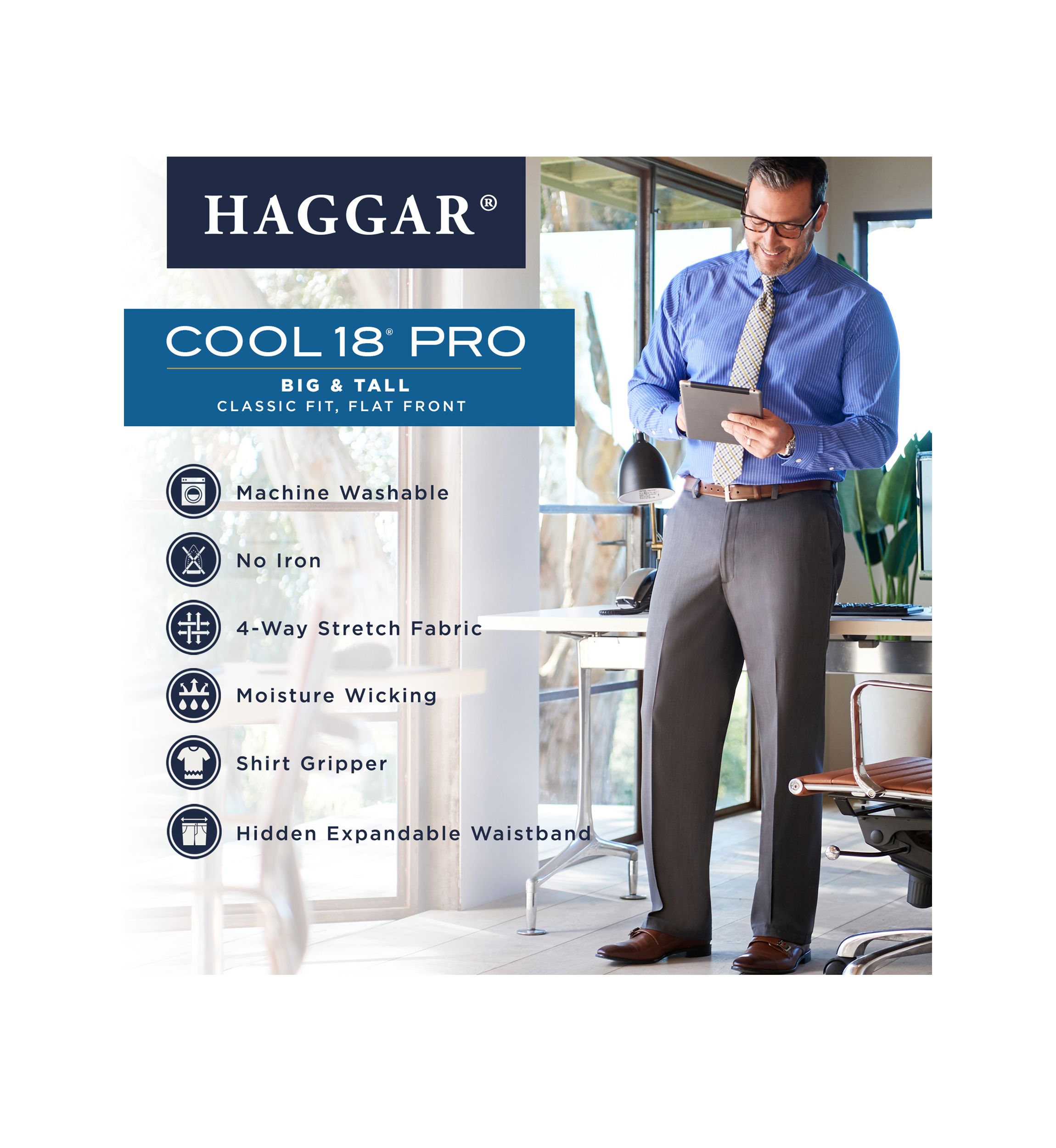Big & Tall Cool 18 Pro Pants