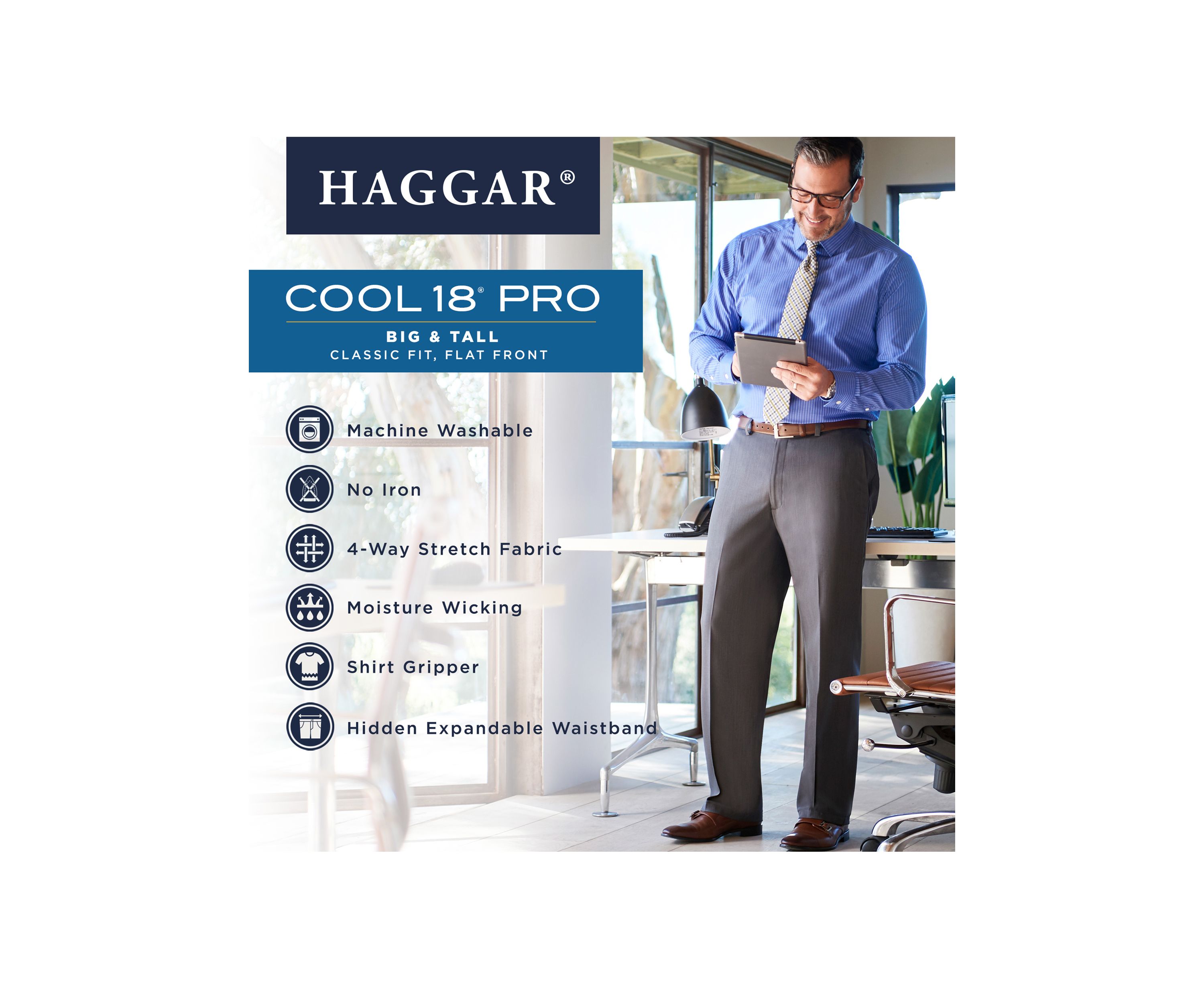 Big & Tall Cool 18 Pro Pants
