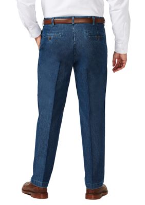 Haggar mens 2024 pleated jeans