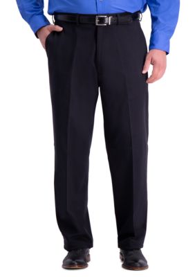 Haggar Big & Tall Work To Weekend PRO Relaxed Fit Flat Front Casual Pants