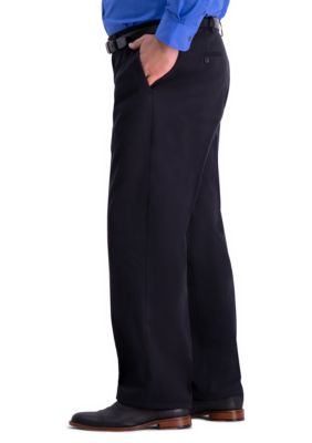 Haggar Big & Tall Work To Weekend PRO Relaxed Fit Flat Front Casual Pants