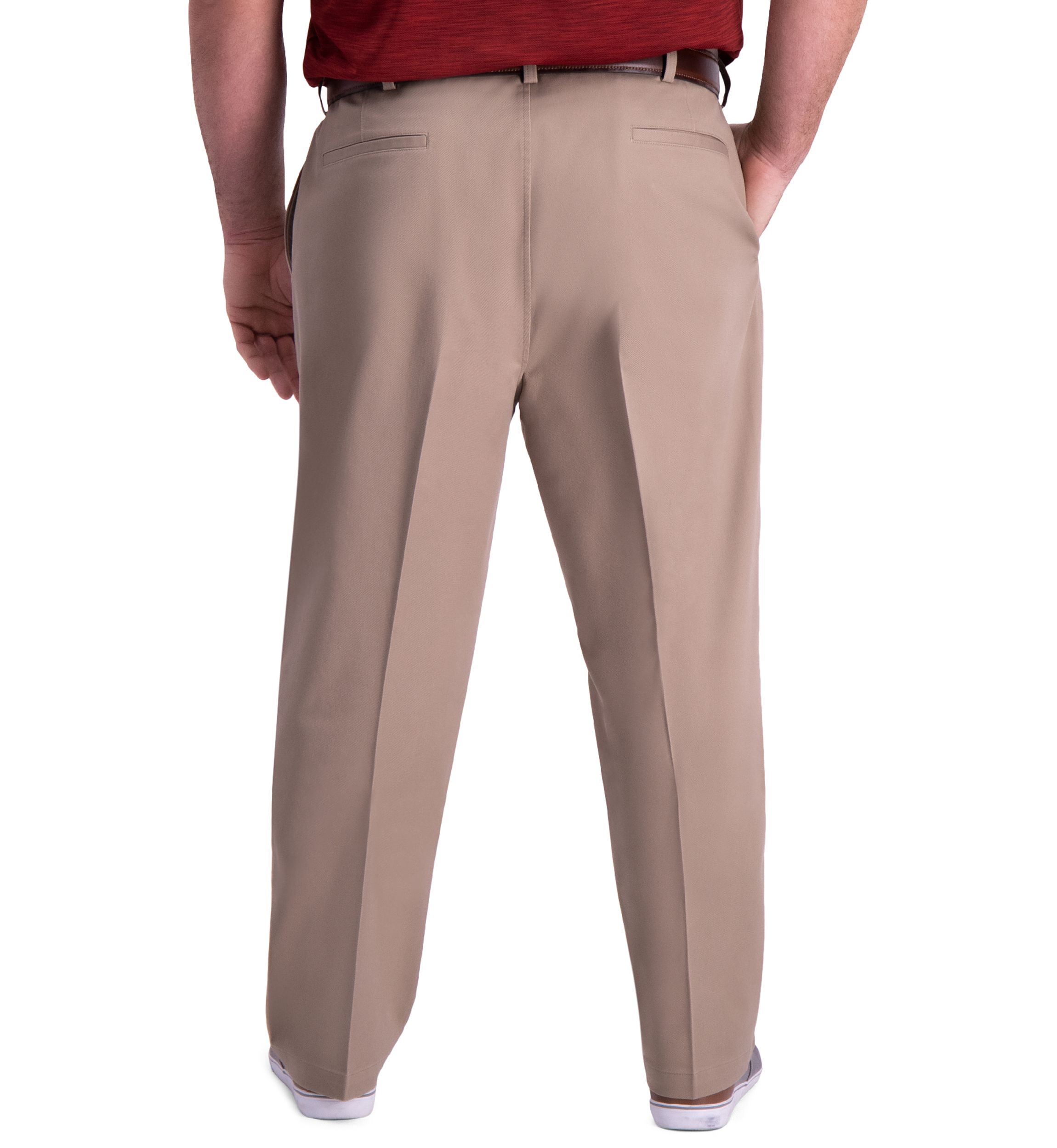 Big & Tall Premium Comfort Classic Fit Flat Front Khaki Pants