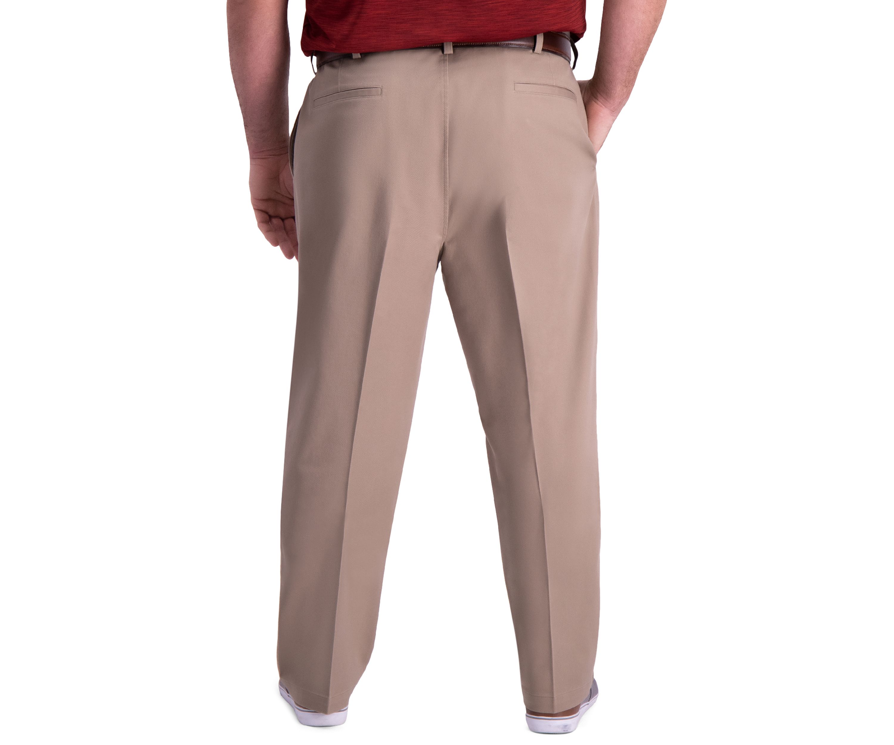 Big & Tall Premium Comfort Classic Fit Flat Front Khaki Pants