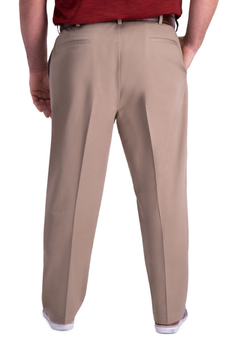 Big & Tall Premium Comfort Classic Fit Flat Front Khaki Pants