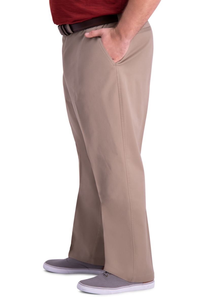 Big & Tall Premium Comfort Classic Fit Flat Front Khaki Pants