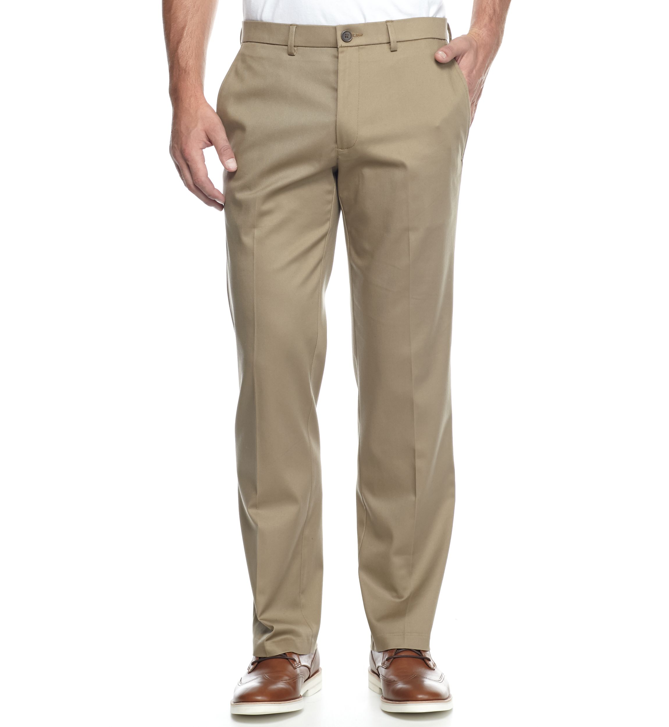 Big & Tall Premium No Iron Classic Fit Flat Front Pants