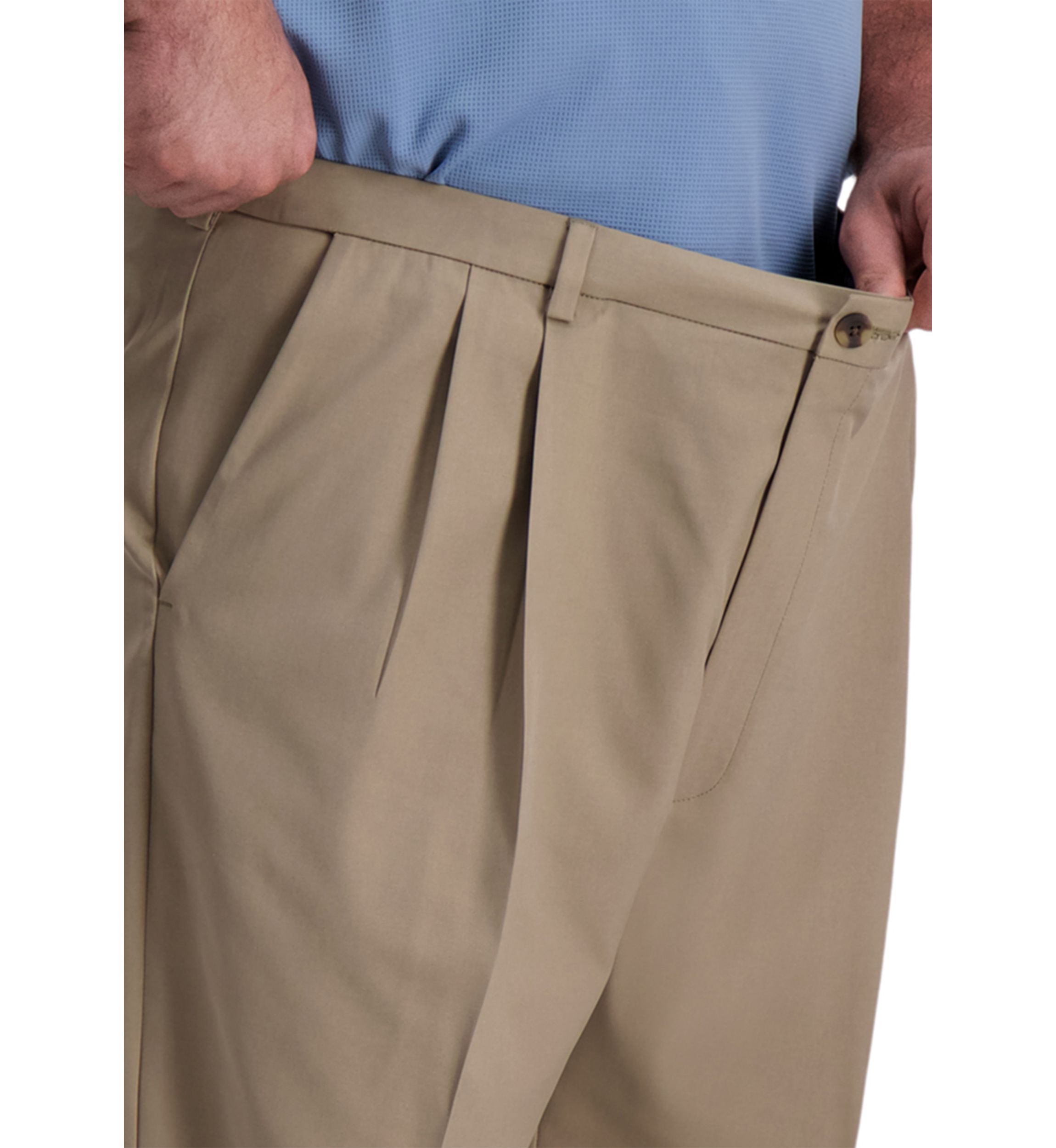 Cool Right® Big & Tall Classic Pleat Front Pant