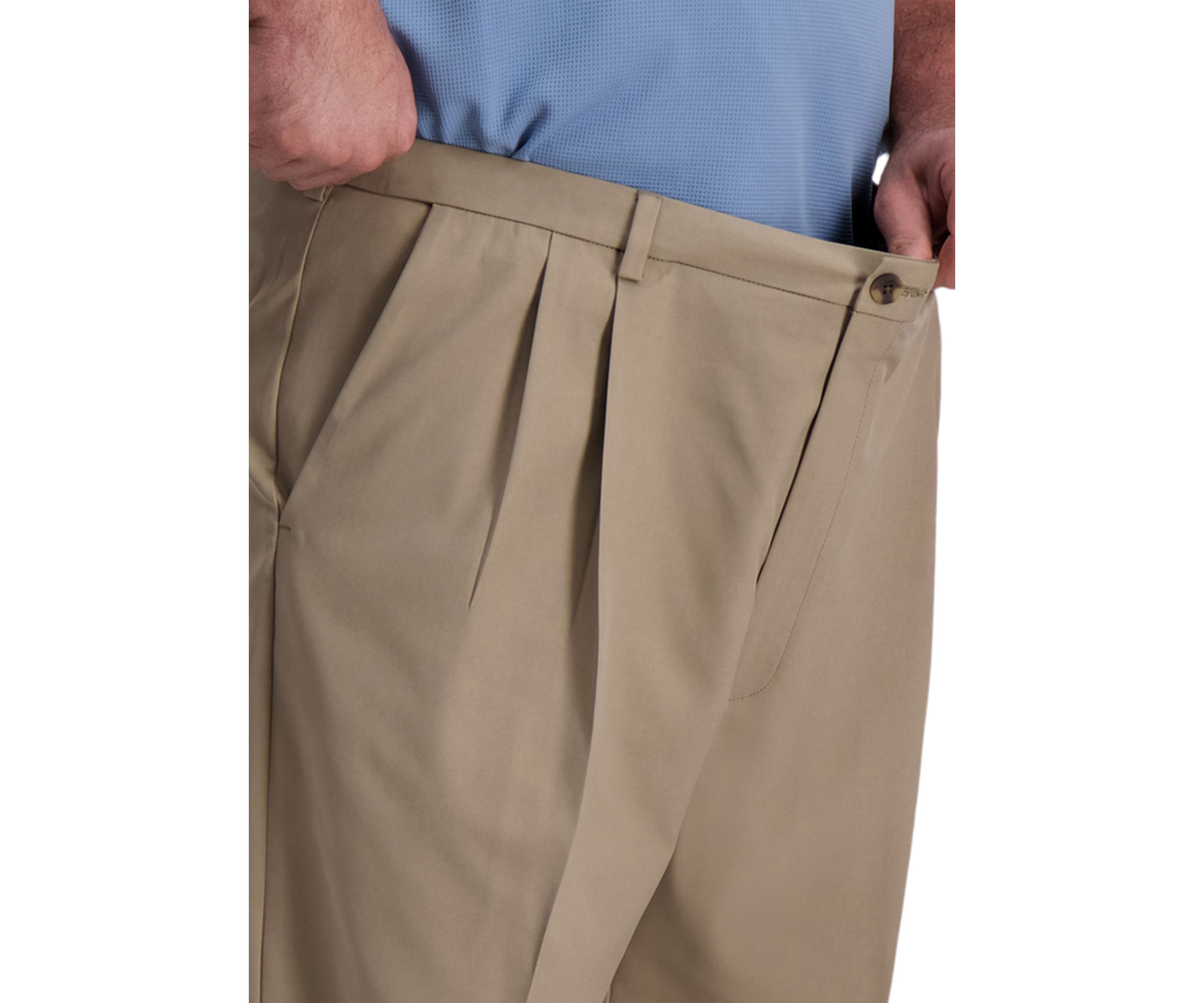 Cool Right® Big & Tall Classic Pleat Front Pant
