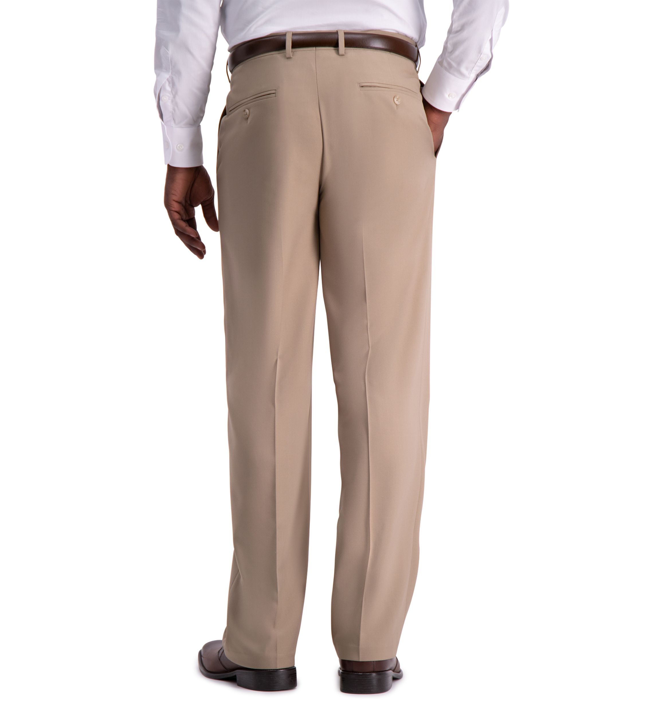 Premium Comfort Fit Flat Front Dress Pants