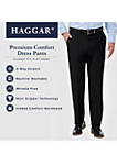 Premium Comfort Fit Flat Front Dress Pants