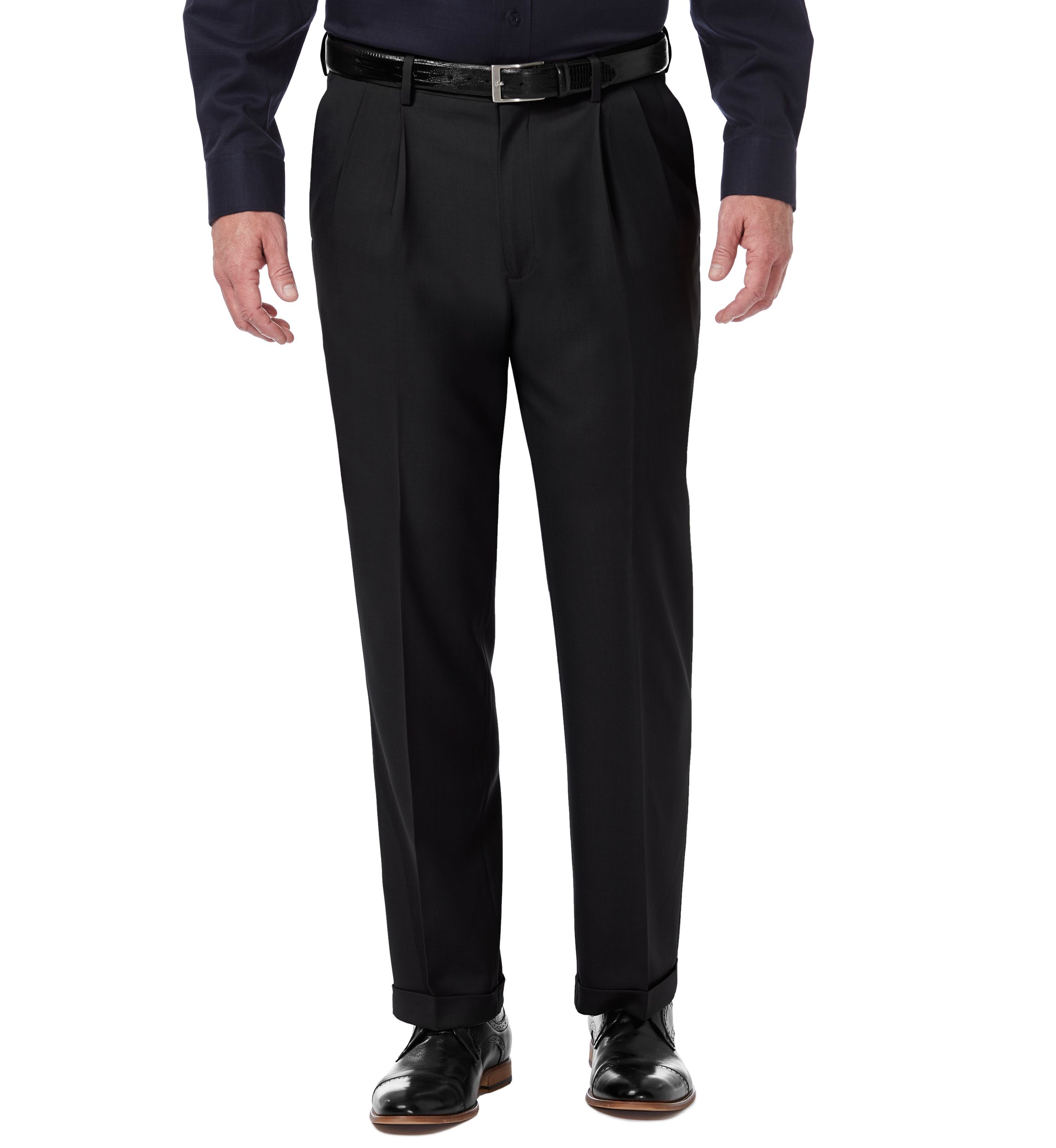 belk black dress pants Collection by Michael Strahan Men's Solid Modern Dress Pants, Black, 34 x 30