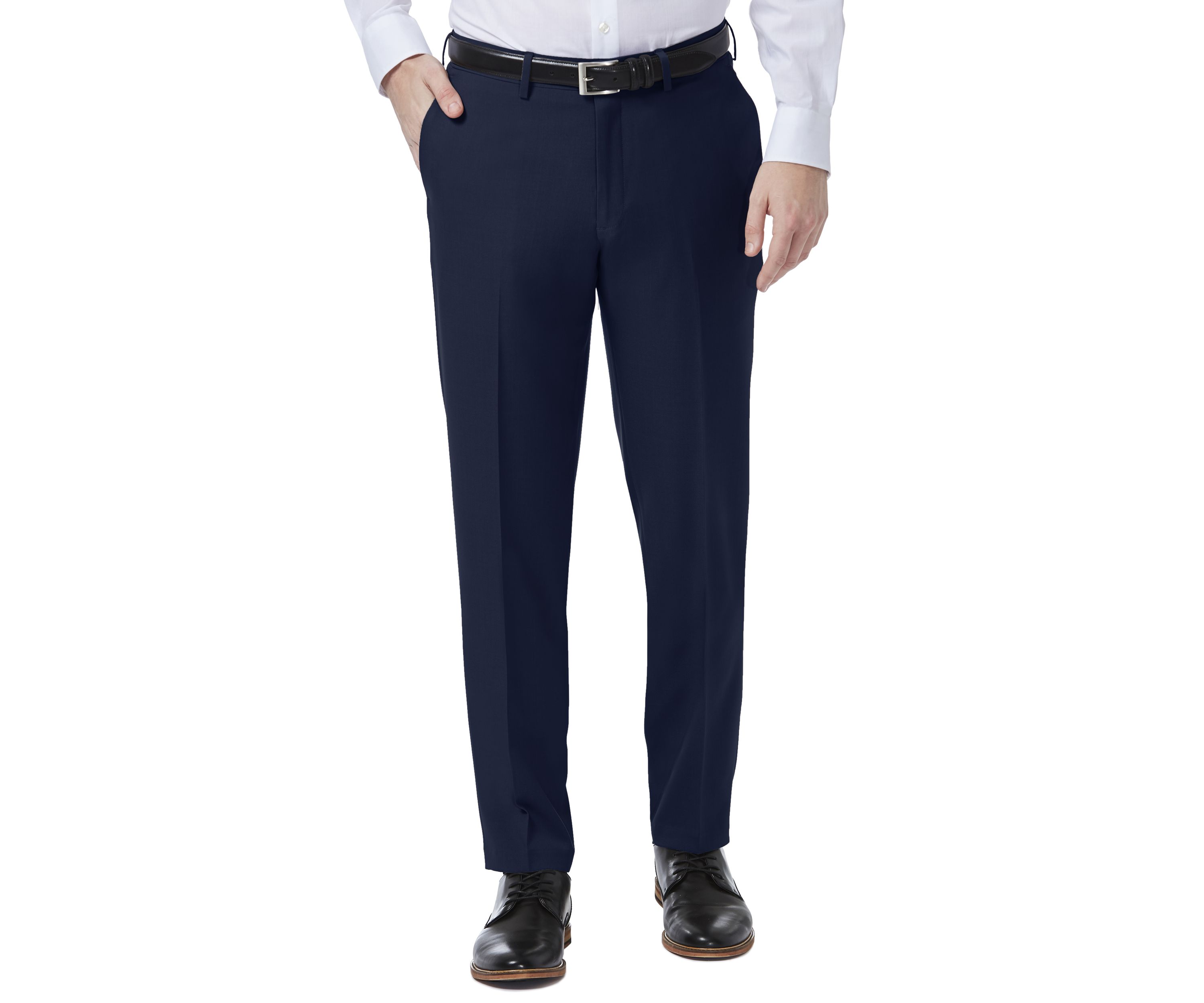 Haggar Premium Comfort 4-Way Stretch Slim Fit Flat Front Dress Pants
