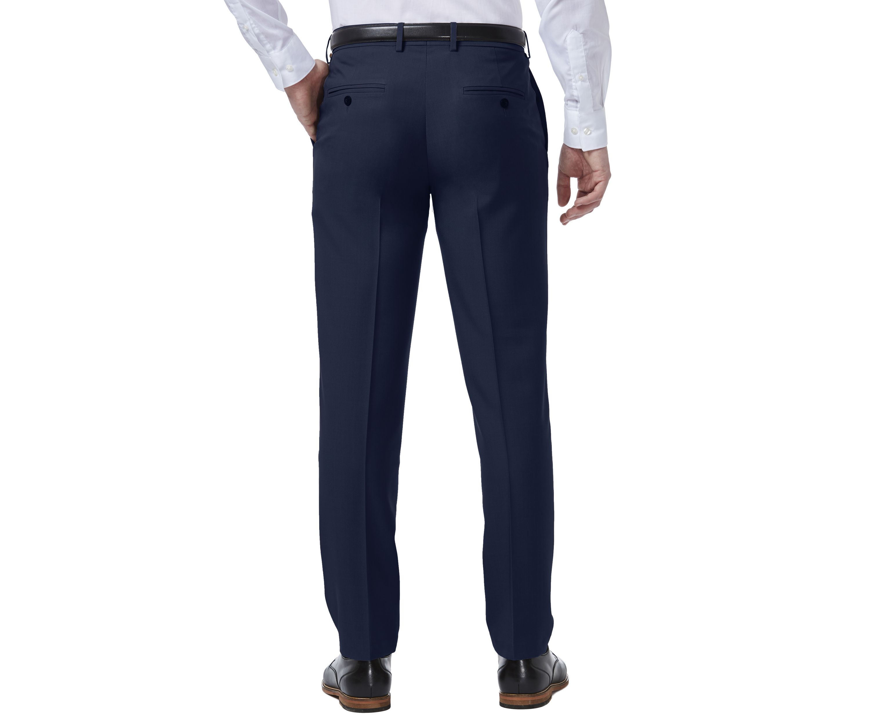 Haggar Premium Comfort 4-Way Stretch Slim Fit Flat Front Dress Pants