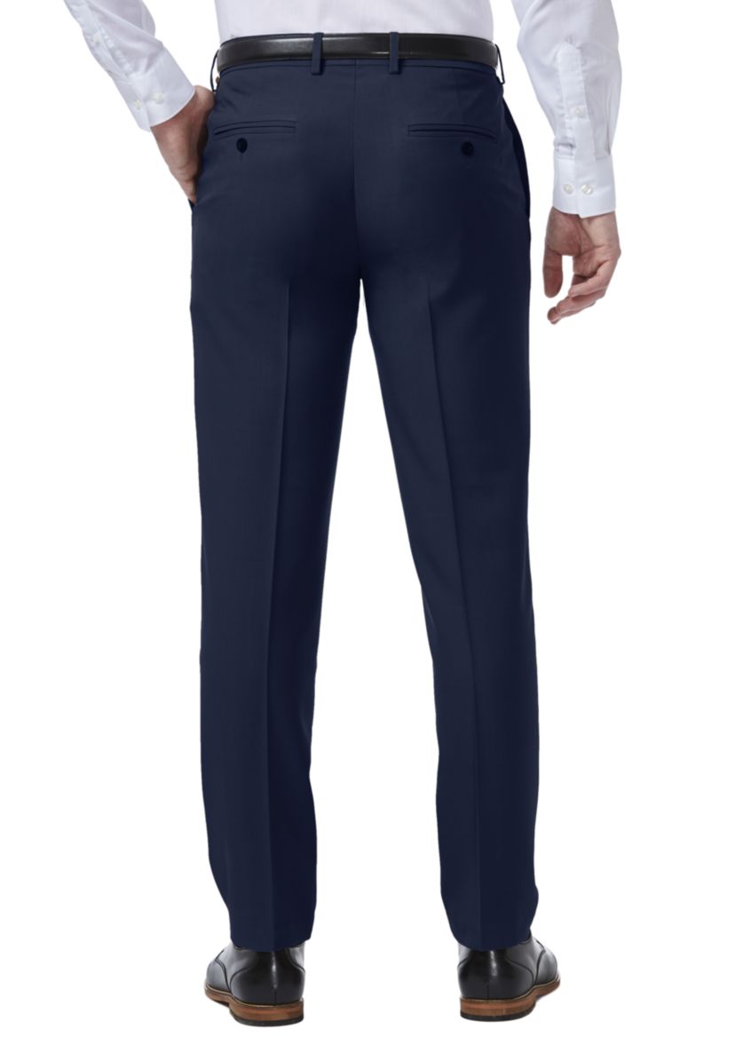 Haggar Premium Comfort 4-Way Stretch Slim Fit Flat Front Dress Pants