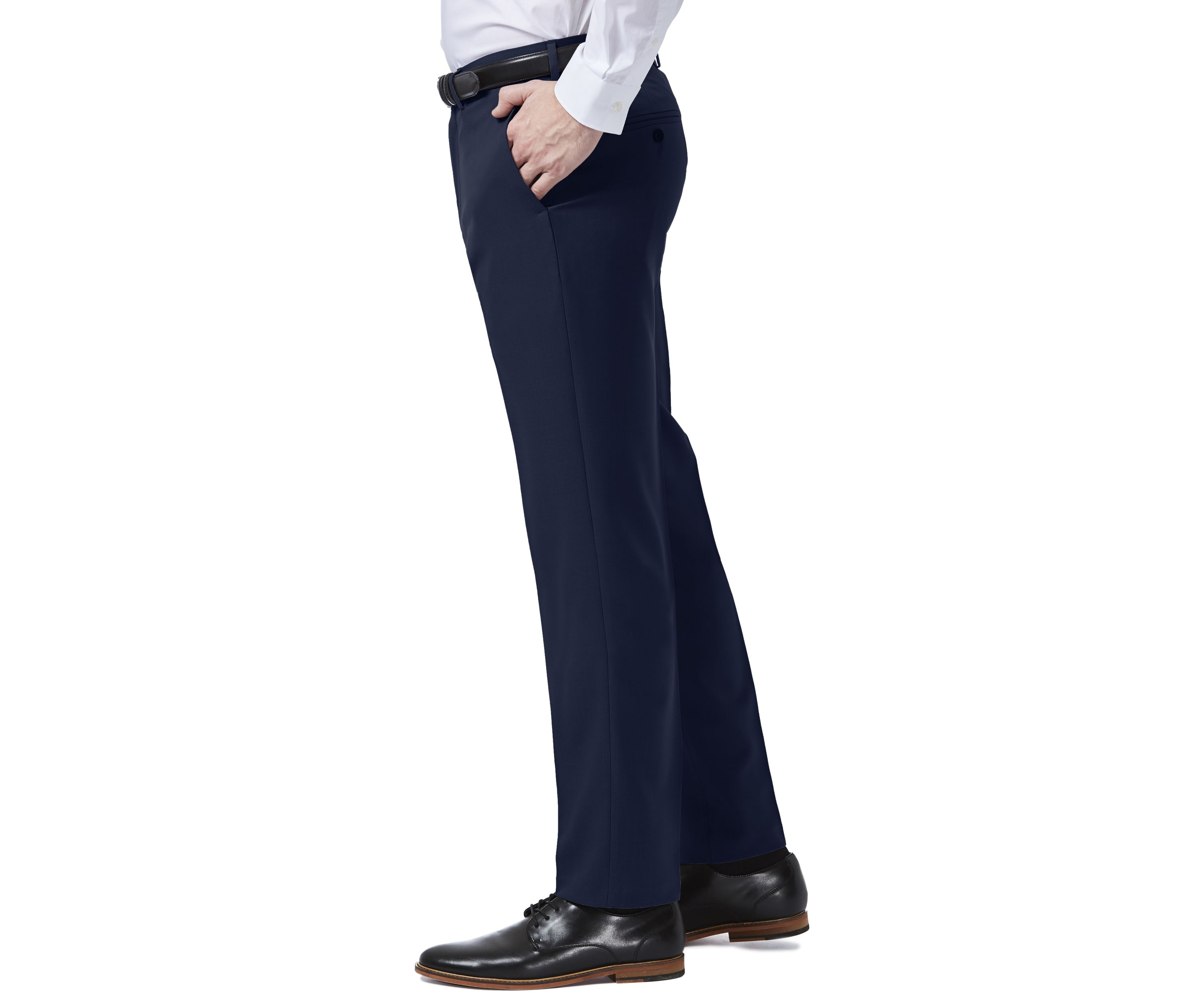 Haggar Premium Comfort 4-Way Stretch Slim Fit Flat Front Dress Pants