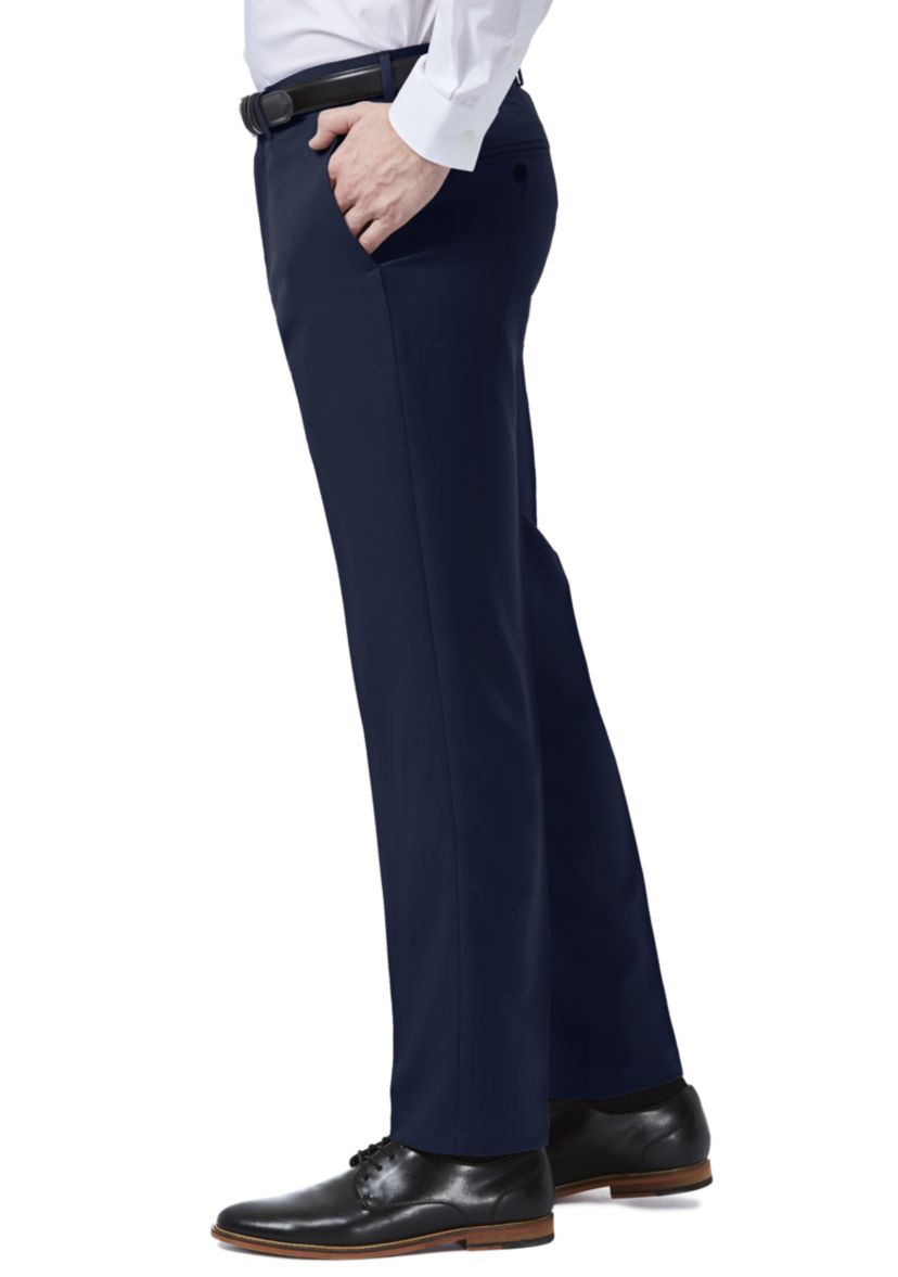 Haggar Premium Comfort 4-Way Stretch Slim Fit Flat Front Dress Pants