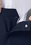 Premium Comfort 4-Way Stretch Slim Fit Flat Front Dress Pants