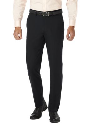 Haggar® 4 Way Stretch Slim Fit Super Flex Waistband Flat Front Dress Pants