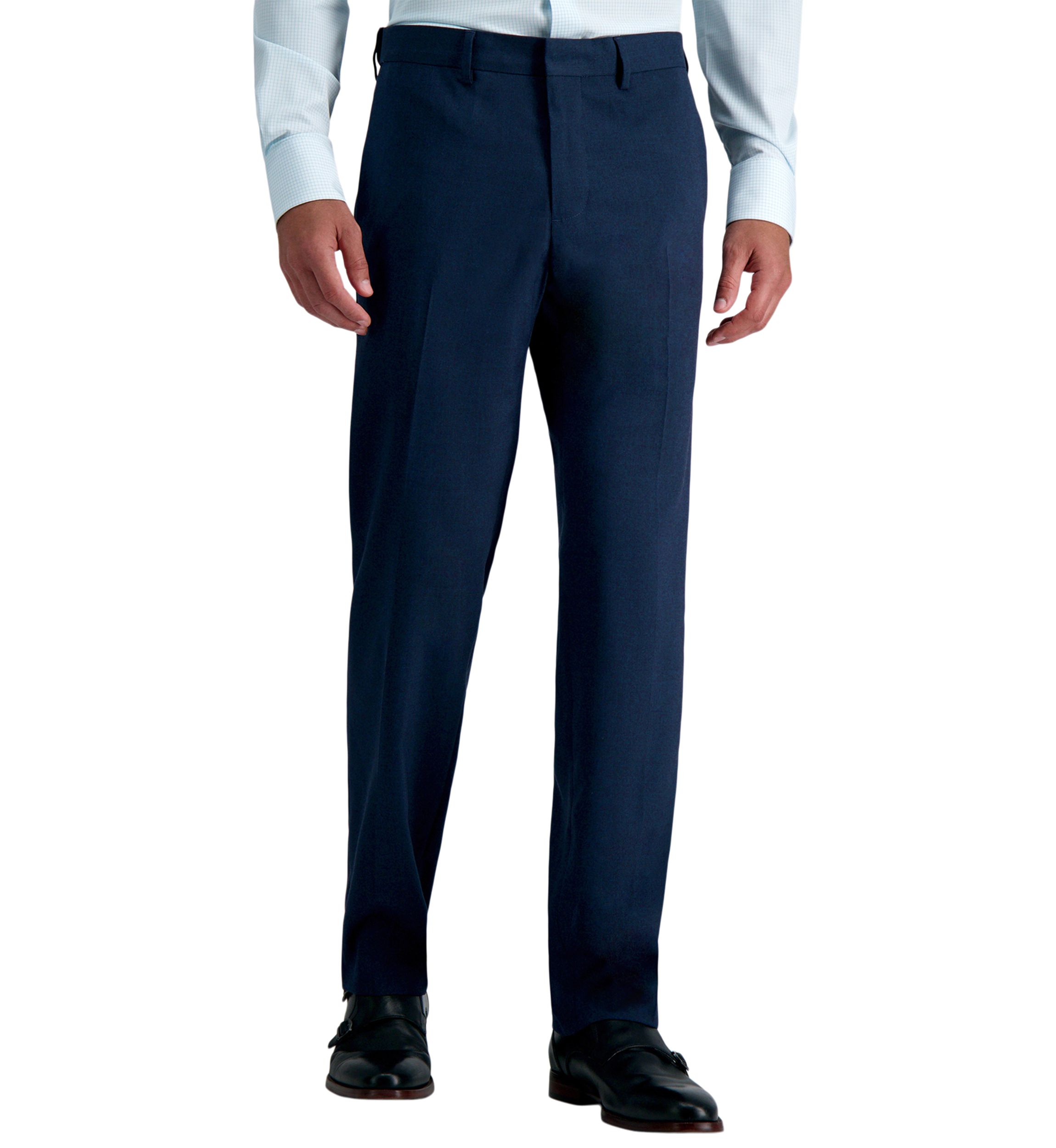 J.M. Haggar™ Straight Fit Flat Front Stretch Dress Pant