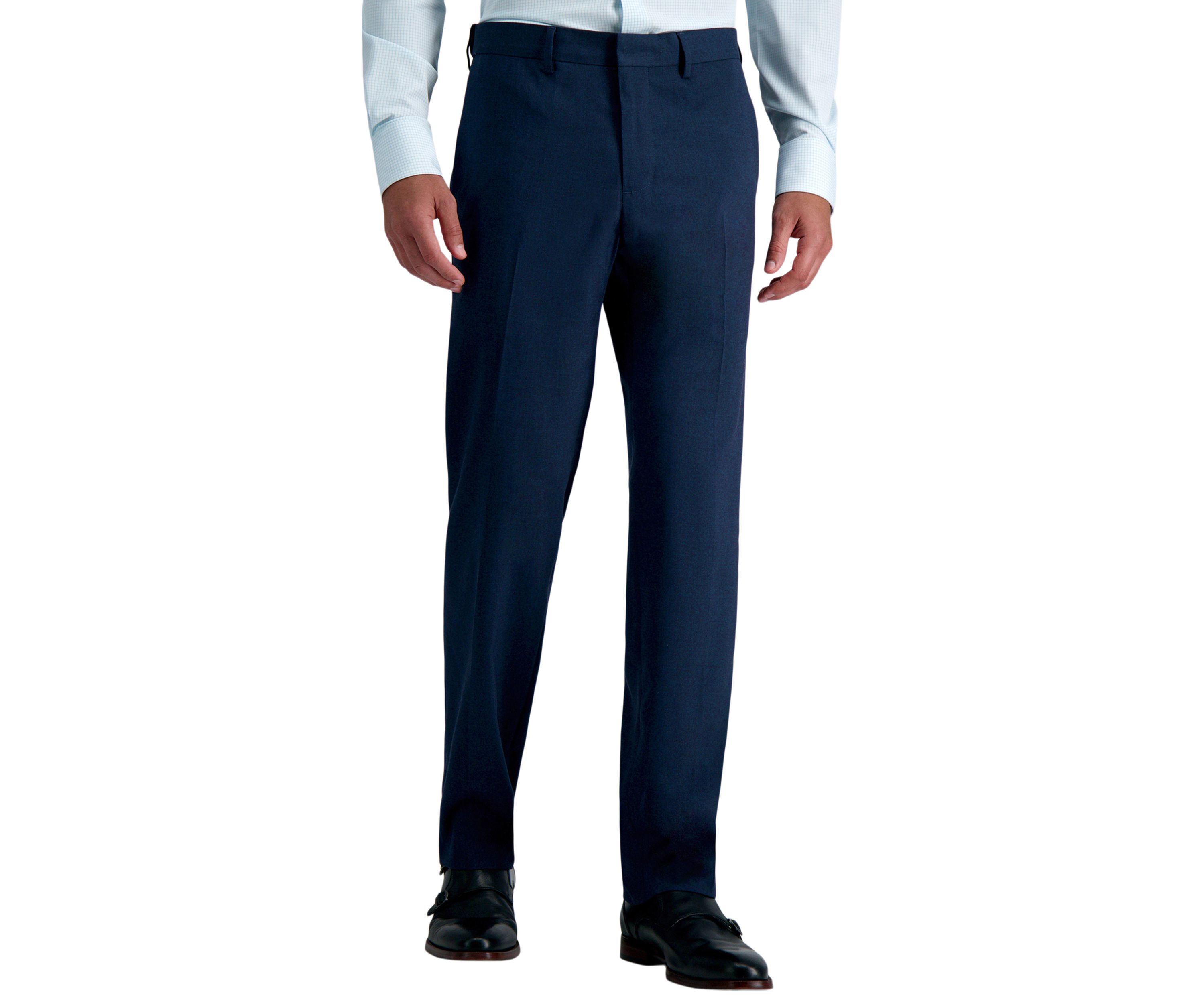 J.M. Haggar™ Straight Fit Flat Front Stretch Dress Pant