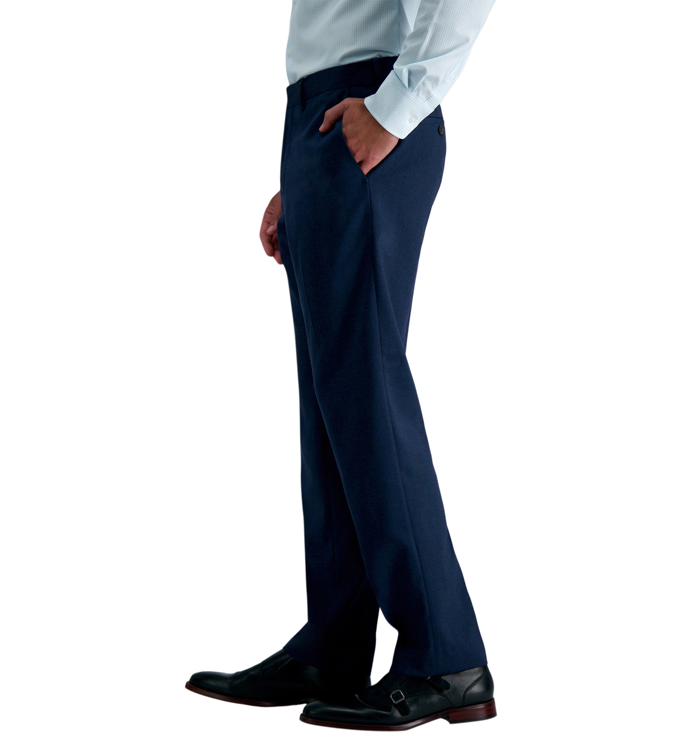 J.M. Haggar™ Straight Fit Flat Front Stretch Dress Pant