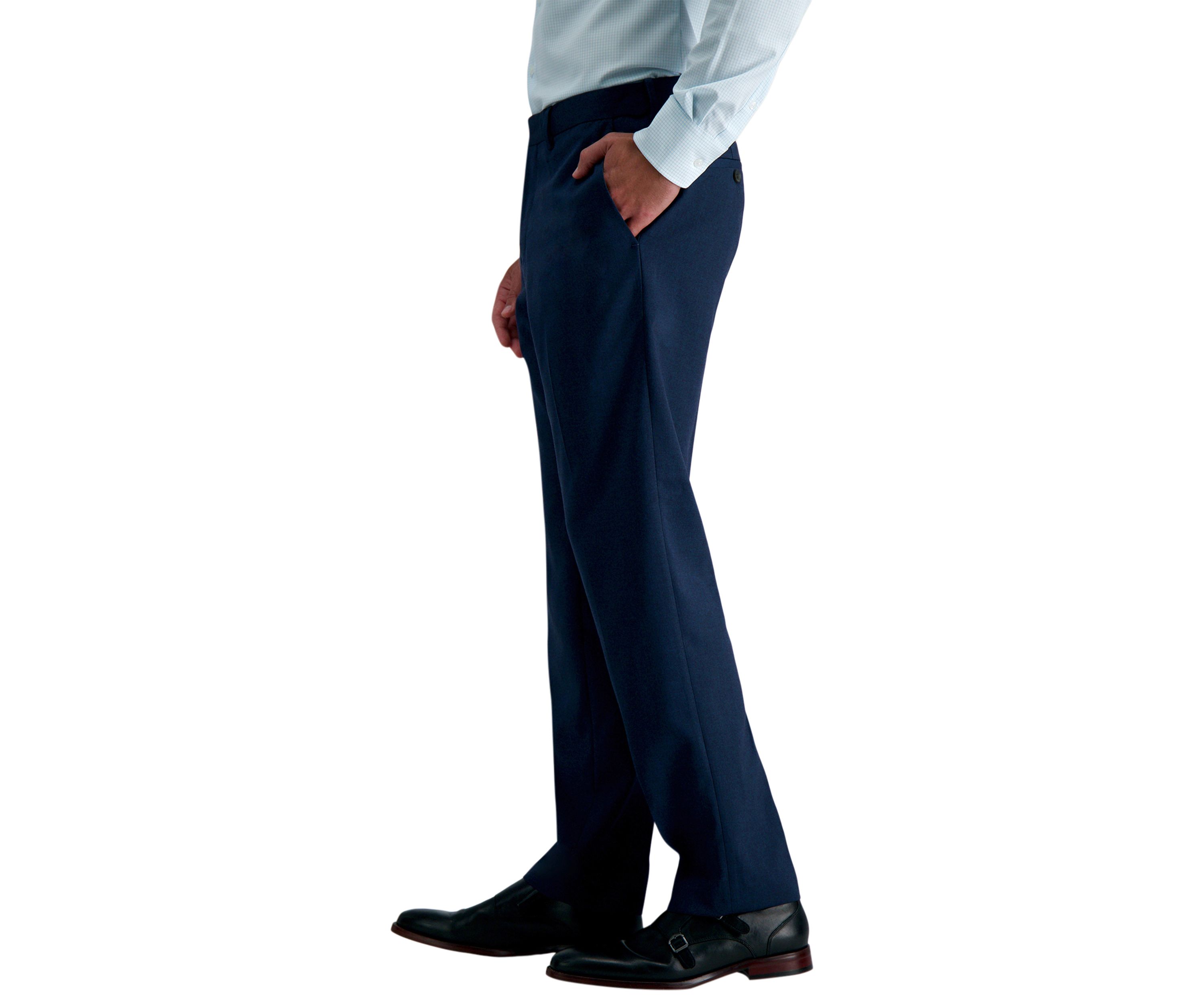J.M. Haggar™ Straight Fit Flat Front Stretch Dress Pant