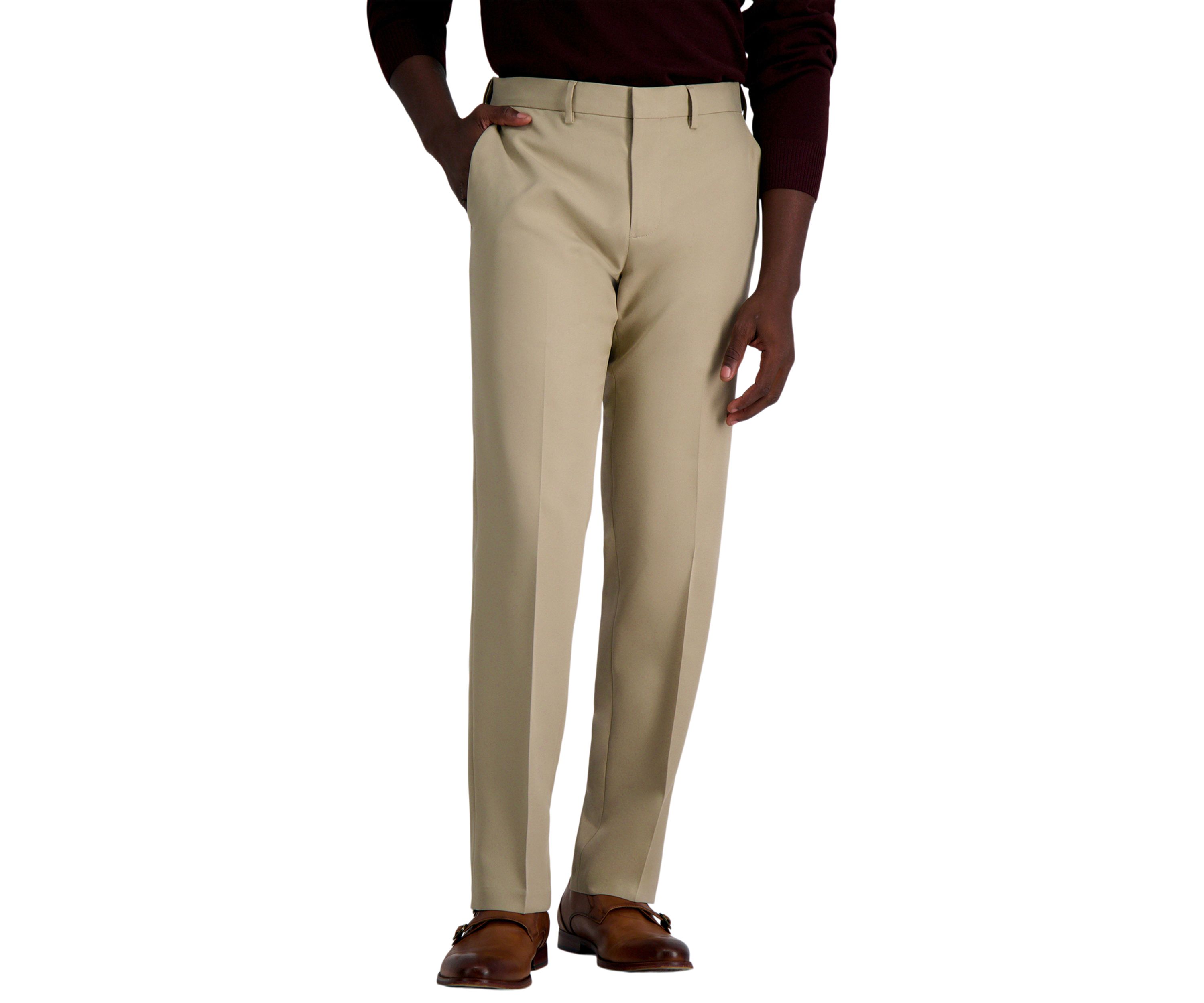 J.M. Haggar™ Straight Fit Flat Front Dress Pants