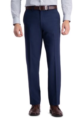 Men's Haggar Premium Comfort Straight Fit Flat Front Dress Pants