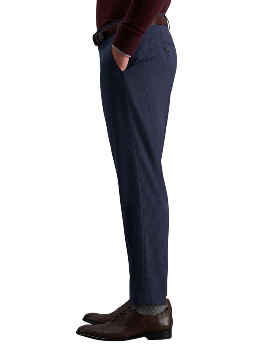 Straight Fit Flat Front Dress Pants