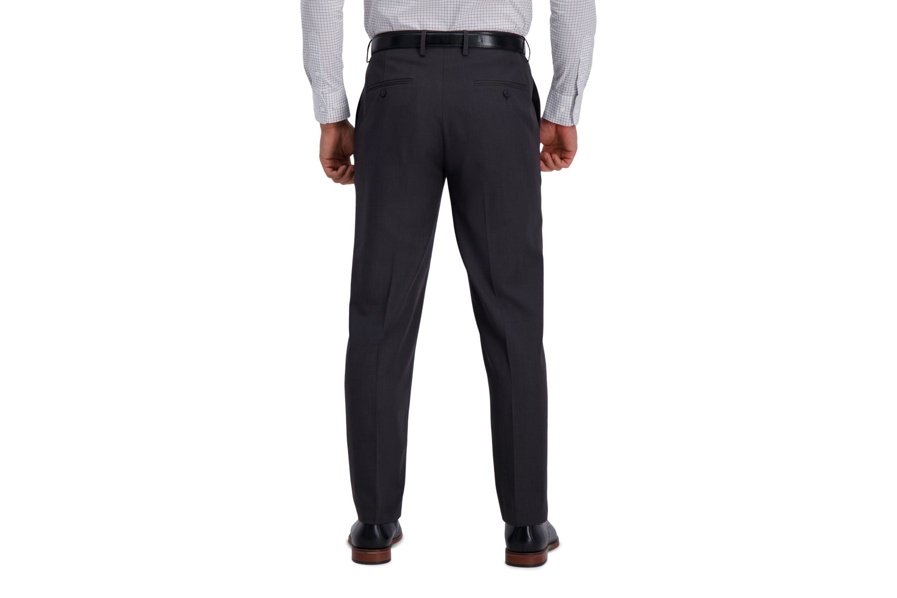 Haggar Premium Comfort Slim Fit Flat Front Houndstooth Dress Pant