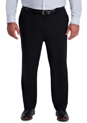 Big & Tall Active Series Classic Fit Flat Front Flex Waistband Dress Pants