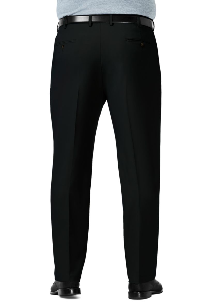 haggar premium comfort dress pant classic fit flat front Haggar Premium Comfort Dress Pants, Pleated Front in Black