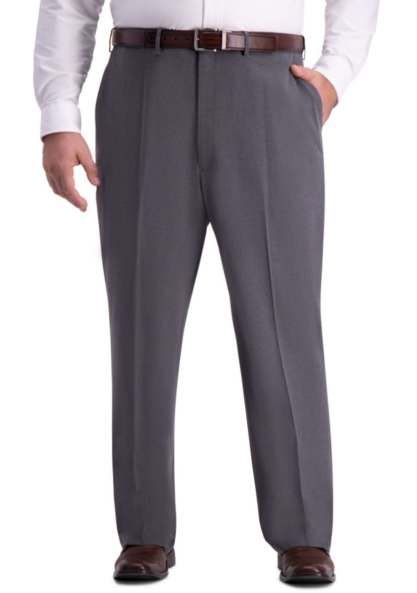 Big & Tall 4 Way Stretch Classic Fit Flat Front Dress Pants
