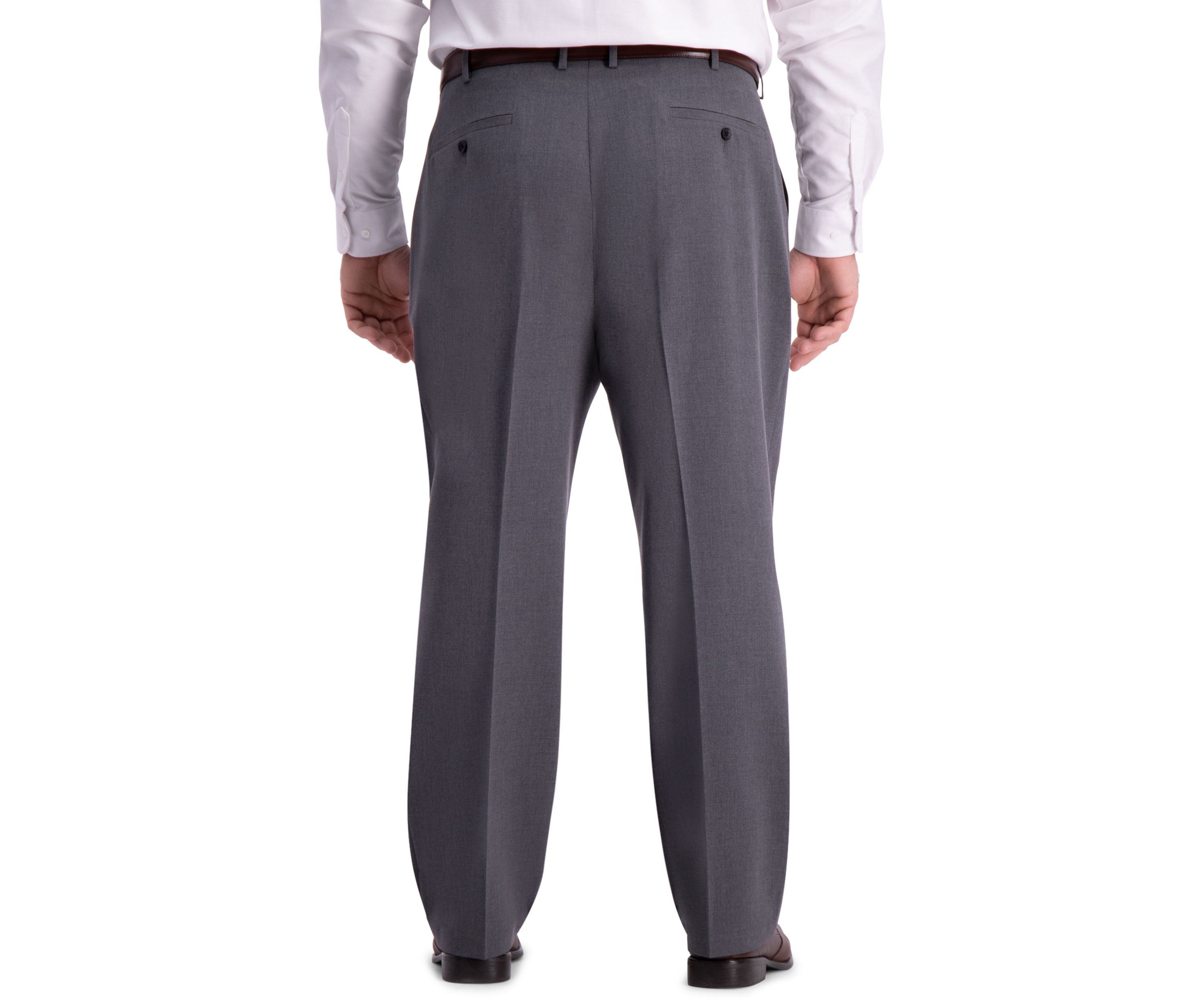 Big & Tall 4 Way Stretch Classic Fit Flat Front Dress Pants