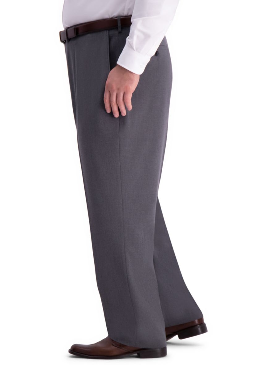 Big & Tall 4 Way Stretch Classic Fit Flat Front Dress Pants