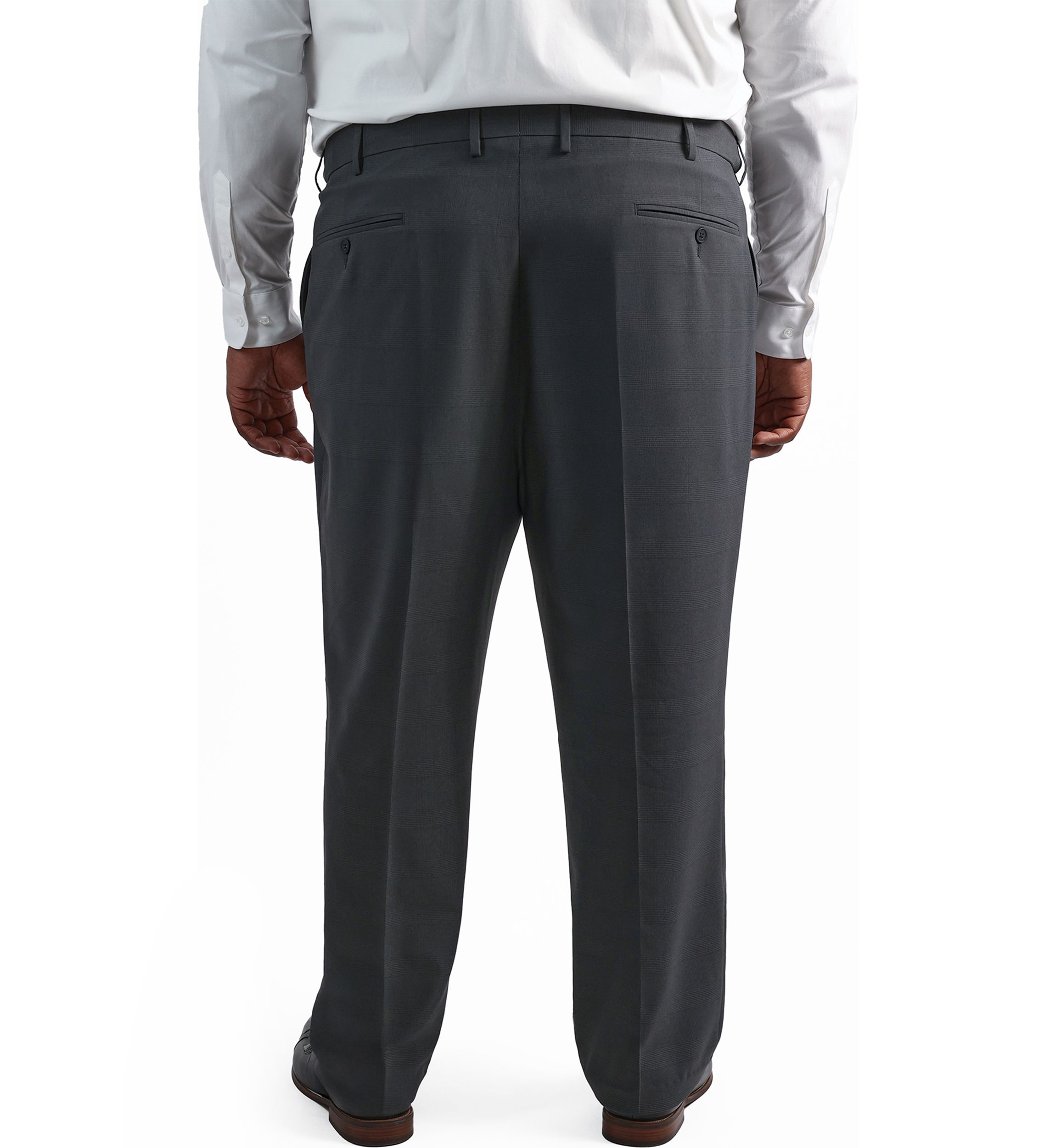 Big & Tall Premium Comfort Classic FIt Flat Front Dress Pants