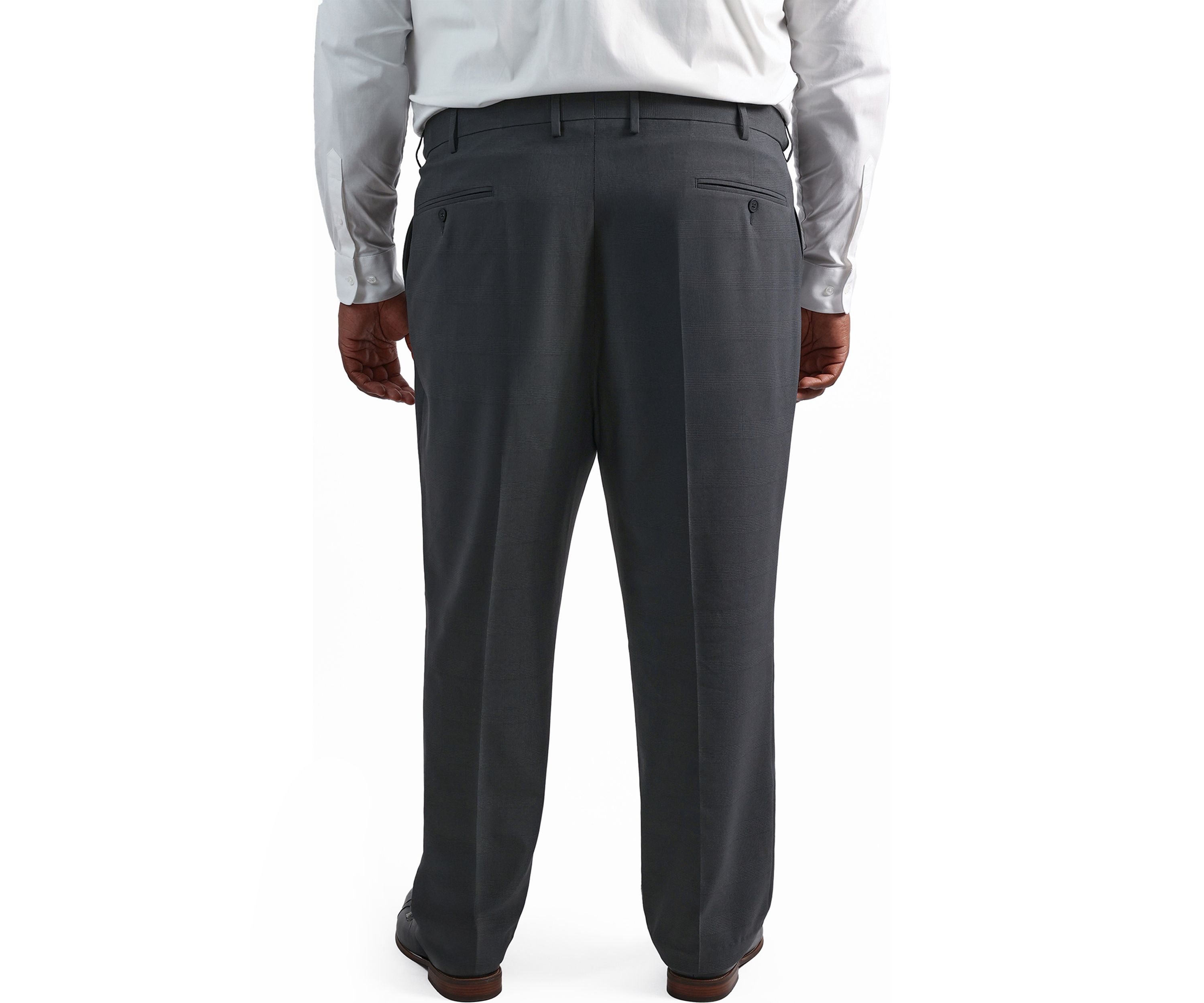 Big & Tall Premium Comfort Classic FIt Flat Front Dress Pants