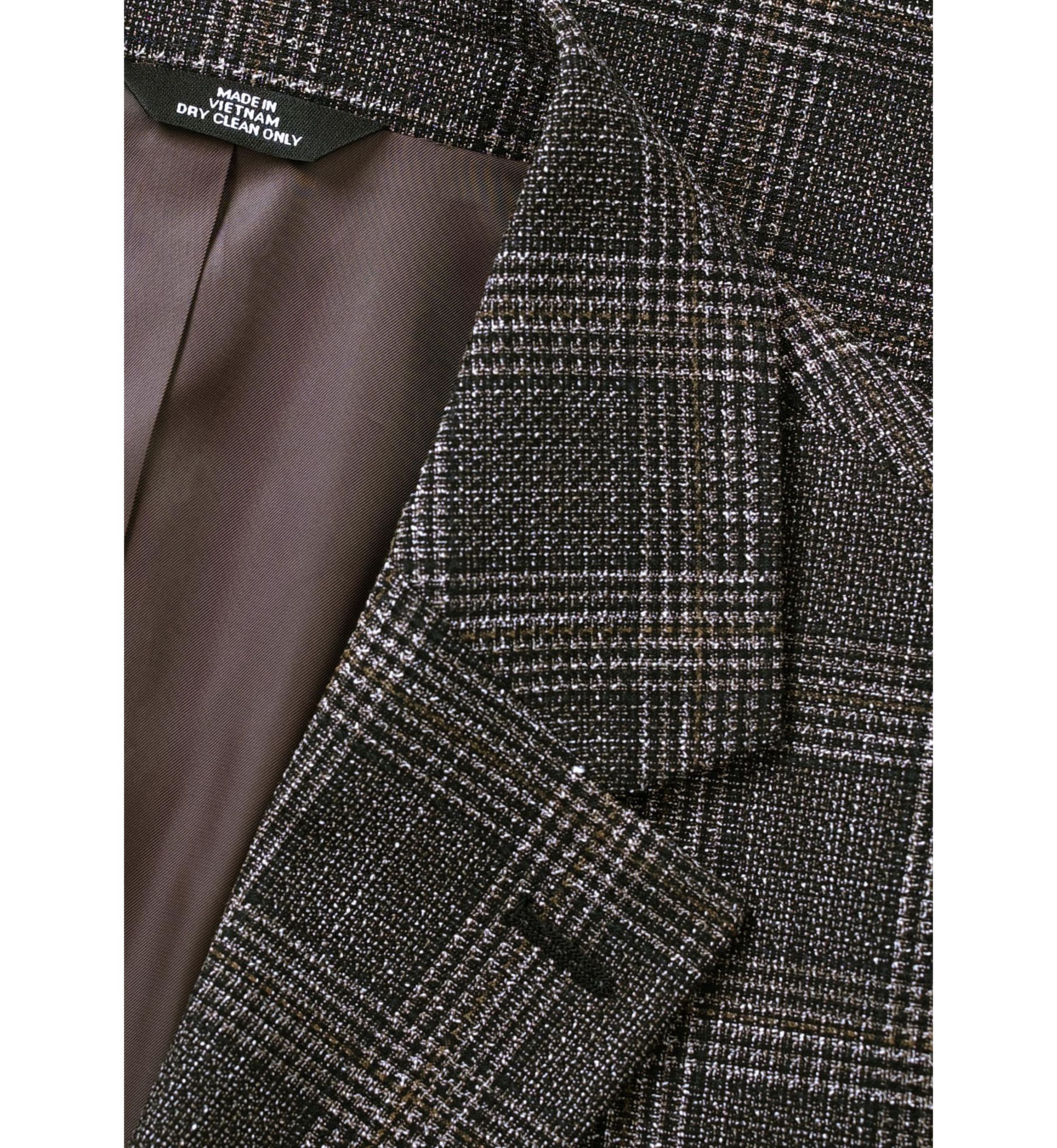 Mens Tailored Fit Glen Plaid Sportcoat