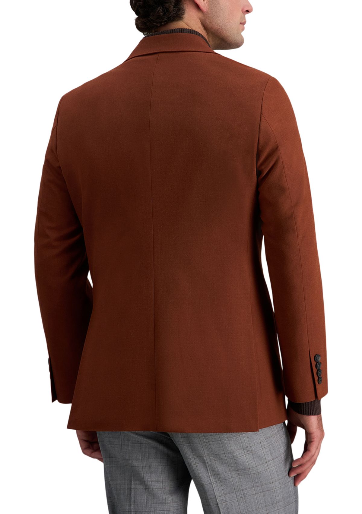 Mens Tailored Fit Heather Twill Sport Coat