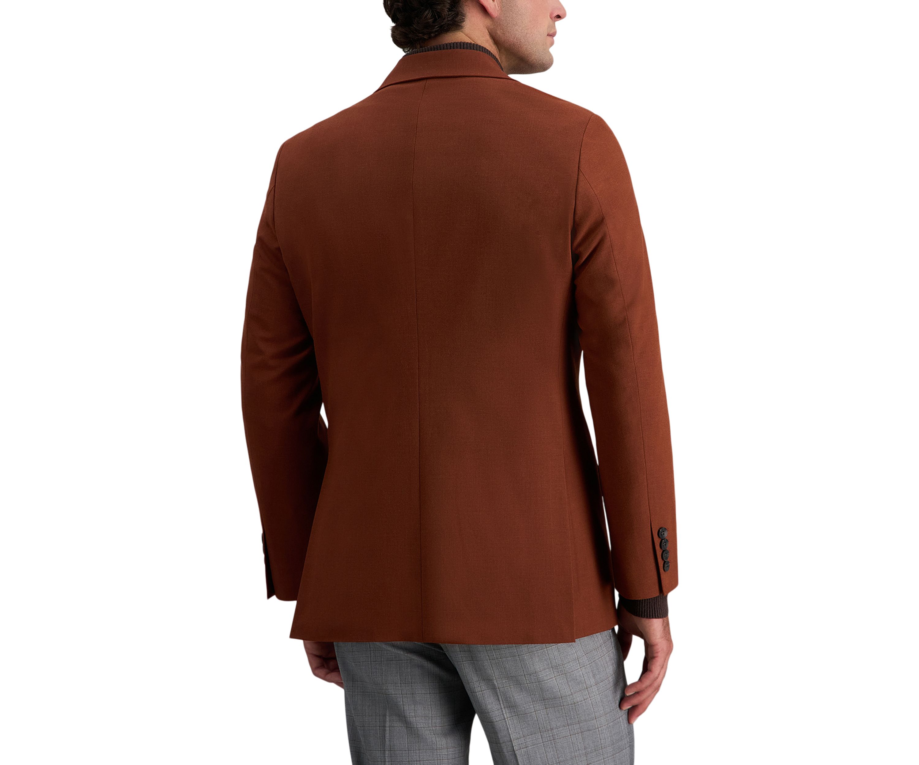 Mens Tailored Fit Heather Twill Sport Coat